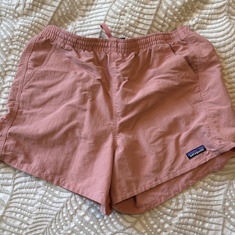 Patagonia Women's Athletic Shorts in Dusty Pink